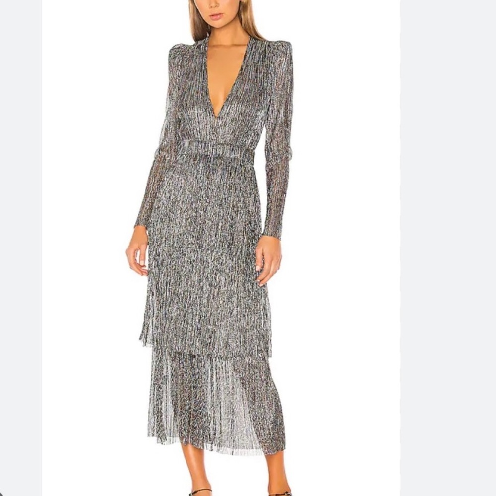 Sabina Musayev Carry Dress in Multicolor Silver.Brand new,never worn, size SMALL